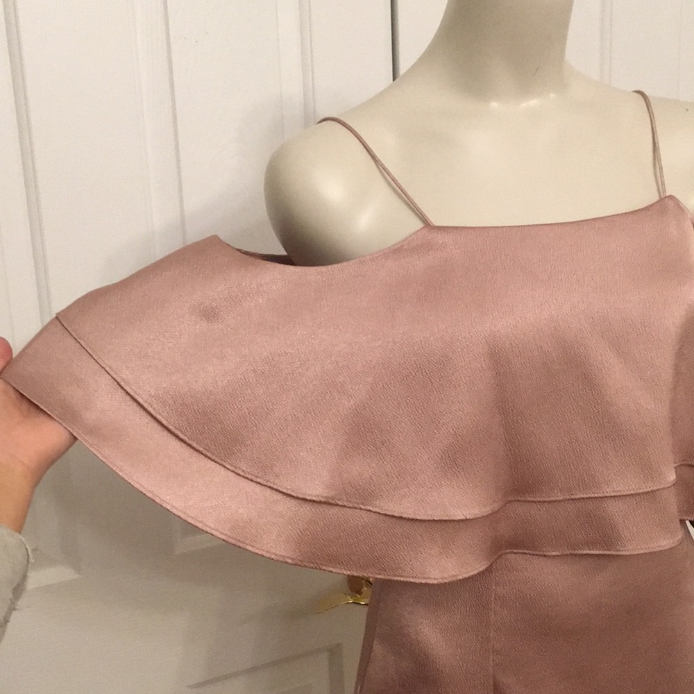 Nude Aidan Mattox midi cocktail dress - Picture 2 of 7